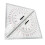 2 Pieces Acrylic Marine Chart Plotting Triangle Ruler Protractor 300mm Navigation Tool For Boat Yacht Ship 2
