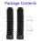 13 Section Bellows 2x Bellows Black Boot Cap Dust Fork Off-road Rubber Universal Durable  Brand USEFUL 4