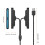 Double USB A Dock with Rapid Charging LED Lights Fast Easy to Use for Switch2 6
