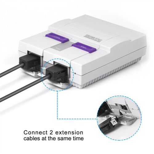 3Meters Extension Cable Game Extender Cord For SNES Classic Mini Controller For NES Wii Controller Black 1