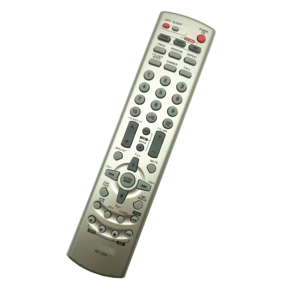 Rc-1034 Rc1034 For Denon D-F102 Dra-F102 Dcd-F102 Drr-F102 Audio System Remote 6935161513318