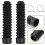 13 Section Bellows 2x Bellows Black Boot Cap Dust Fork Off-road Rubber Universal Durable  Brand USEFUL 3