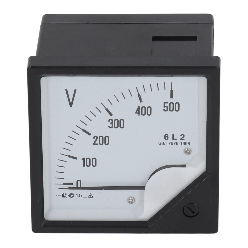 Analog Voltmeter Ac 0-500V Panel Gauge For Industrial Equipment 7891372975804