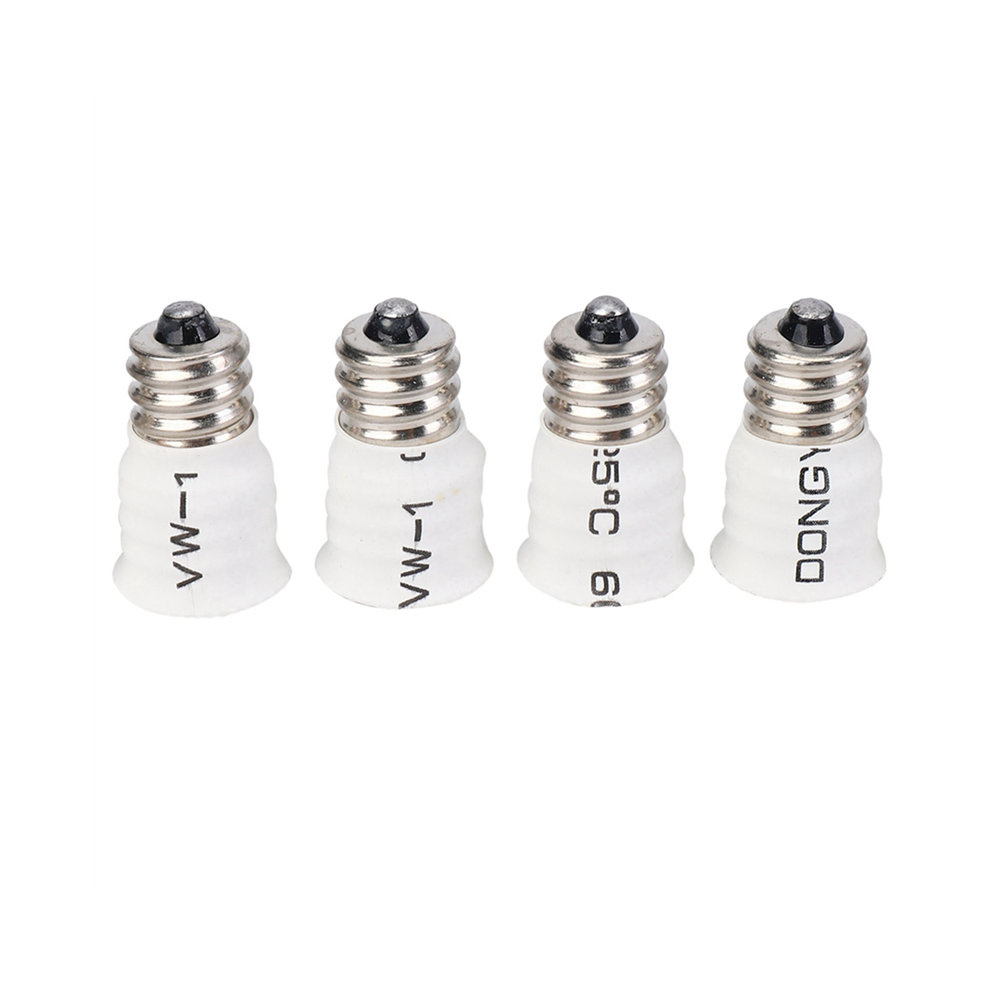 24-Pack E12 To E14 Bulb Converter Led Holder Lamp Adapter Socket Changer White/Light 6935161550566