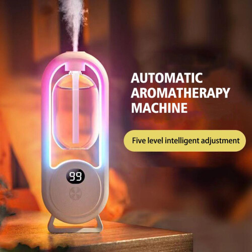 Automatic Aroma Diffuser Hotel Household Fragrance Spray Machine Mini Bathroom Deodorizer Rechargeable Perfume Diffuser Machine