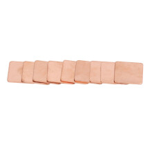 100Pcs Pure Copper Heatsink 20x20x1mm Red Copper for PC & Phone