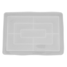 Silikonform rechteckige Schale 27x19cm langlebig flexibel DIY