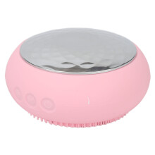 Brosse nettoyante électrique pour le visage 2-en-1 & Masque chauffant Rose, 80x80x42,5 mm
