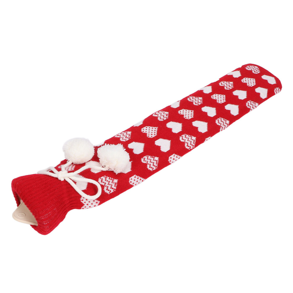 Soft Rubber Hot Water Bag 1L for Pain Relief, 55x9cm