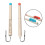 1 Pair Drumstick Game Drum Stick for Switches Joypad Controller Replacement Left and Right Small Handle Drumsticks 5