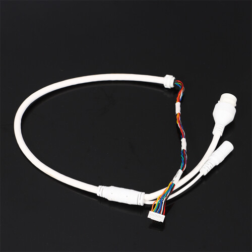 Ethernet Lan Cable PoE RJ45 Network Cable 10 Pin 10 Core For Hikvision Network Ip Camera 2