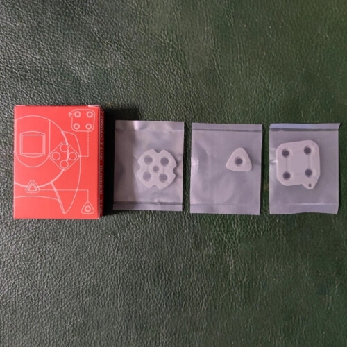 Replacement Silicone Buttons Game Controller Conductive Rubber Pad Keypads Buttons Replacement For Dream Cast DC 2