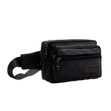 Elevate Your Outings: Casual Bum Bag, Waterproof, Large Capacity High-Quality Canvas Adjustable Strap Fanny Pack, Perfect for Running Hiking Travel Wo