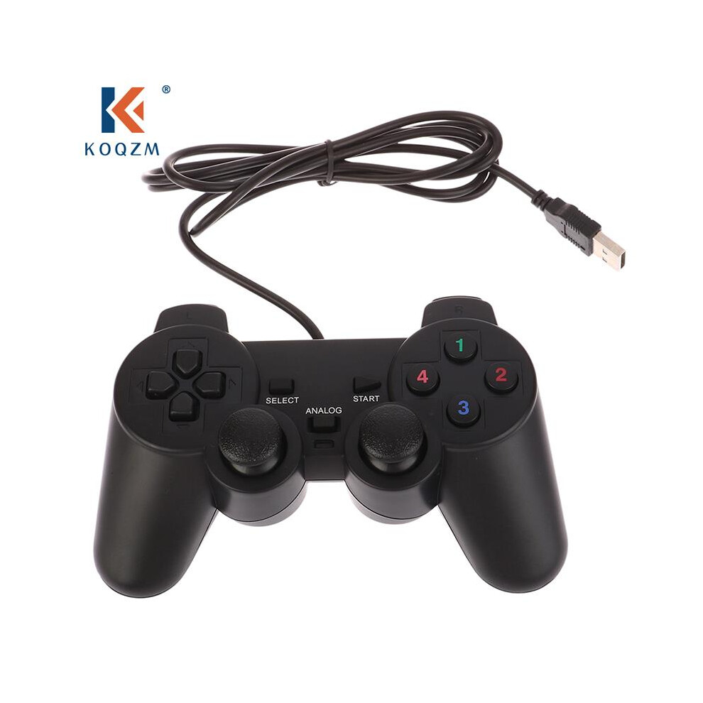 Vibration Joystick Wired Usb Pc Controller For Pc Computer Laptop For Winxp/Win7/Win8/Win10 For Vista Gamepad Black 6935161541779