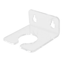 Transparent Acrylic Bathtub Wine Glass Holder with Suction Cups for Bathroom