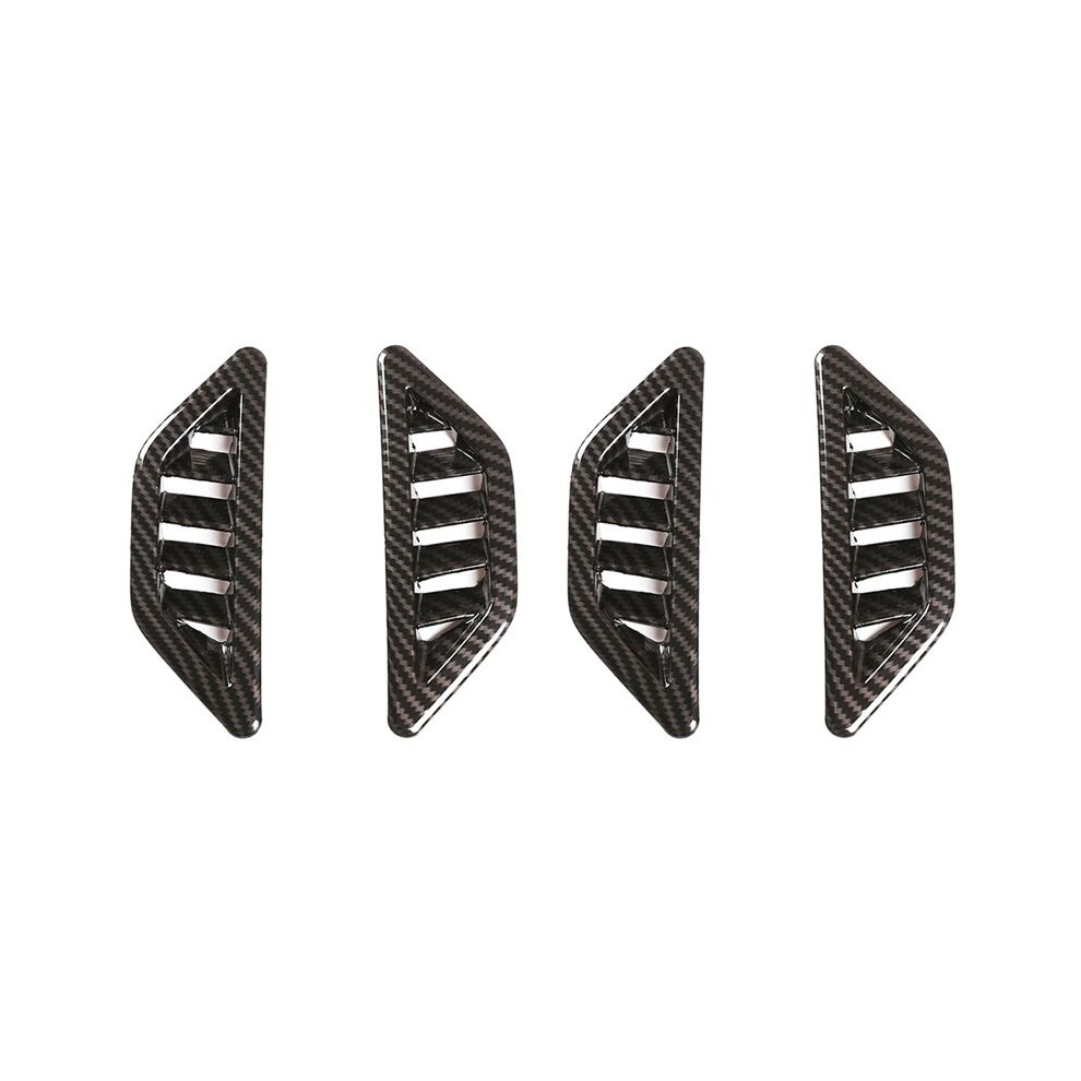 4X Carbon Fiber Dashboard Side Air Outlet Trim Air Conditioner Grille For 86 Brz 2012-2020 6032065343567