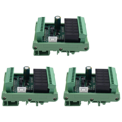 3X Placa de Control Industrial PLC FX2N-14MR Placa de Controlador Lógico Programable