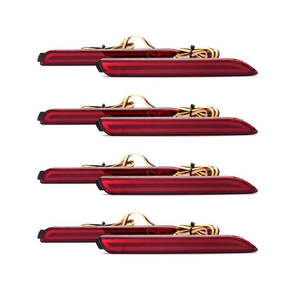 8X For Camry Sienna Avalon Rav4 Wish Fortuner Led Rear Bumper Fog Tail Brake Stop Light 6133335057242