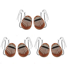 6 Stuks Kalimba Duim Piano 8 Sleutel Duim Piano Vinger Piano Kalimba Duim Piano voor Kid Volwassen Instrument Accessoire