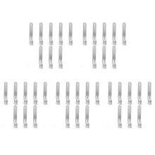 Barra de Palanca de 40 Piezas Barra Plana de Acero Inoxidable Barra de Palanca Pequeña Multifunción Juego de Herramientas de Abridor de