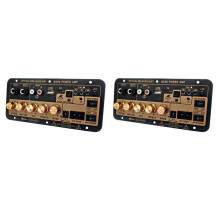 2X D50 Amplifier Board with Optical Audio AMP USB FM Radio TF Player DIY Audio Subwoofer for Home Car-EU Plug