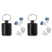 4 Pairs High Fidelity Concert Ear Plugs with Fitler, Hearing Protection for DJs, Nightclub, Concert, Motorcycles
