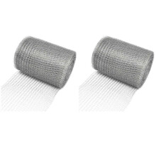 2X Malha de Arame Aço Inoxidável 12,7 cm x 12 M Malha de Arame Malha Fina Malha de Aço Inox Fechar Malha para ProteçãO