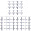 60PCS Photovoltaic Panel Drainage Buckle Surface Plate Solar Panel Water Drain Clip for Solar Panel Draining 40mm 1
