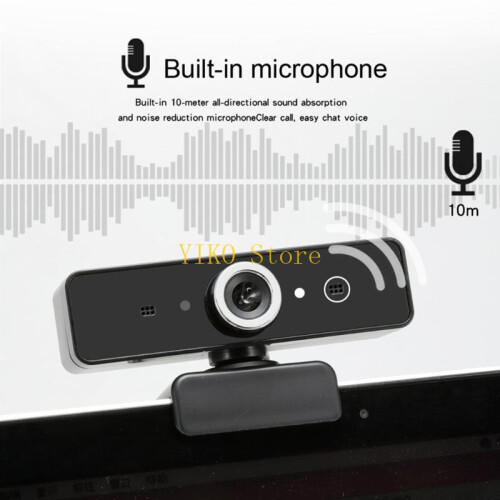 K32C USB Webcam PC Computer Camera Build-in Microphone Multifunctional Base Mount 2