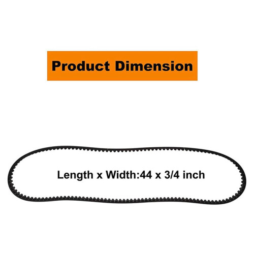 2X Cortador de Grama 120-3335 Correia para Toro TimeMaster Deack de 30 Polegadas, 1203335 STENS 265-610 1