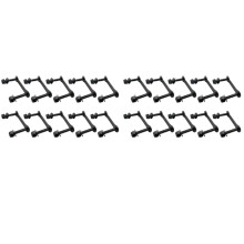 2X Parafusos de Parafusos Siameses de Ponte de Skate de 31 mm com Tapete Anti-Pia Conjunto de Ferragens de Skate Acessórios de Skate