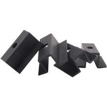50 x Pannelli Solari Fotovoltaici con Morsetto Centrale, Nero, Morsetto per Moduli per Tutte Le Altezze del Telaio, Staffa per Pannelli Solari per