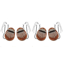 4PZ Kalimba Thumb Piano 8 Key Thumb Piano Finger Piano Kalimba Thumb Piano per Kid Accessorio per Strumenti per Adulti