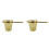 2X Tea Leaf Tea Strainer Golden  Tea Strainer Kung Fu Tea Set 1
