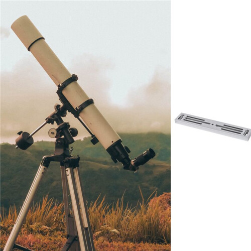 2X Placa de Montagem Do Telescópio de Cauda de Canoa 228 MM 9 Polegadas para Tripé Equatorial VersãO Longa Binocular / Monocular para Astronomia 2