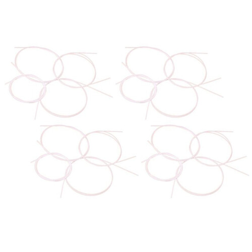 16Pcs White Nylon Ukulele String Set