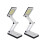 2X Super Bright COB LED Portable Desk Lamp Foldable Press Sensitive Control Battery and USB Powered (No Battery) 1