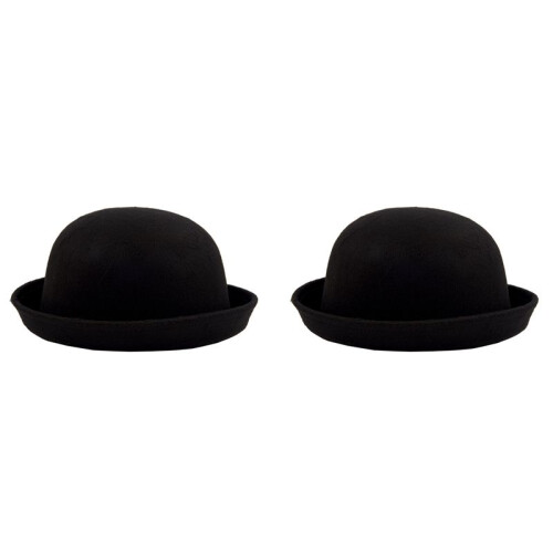2X Bombetta in Moda Carina Nera da Donna Alla Moda
