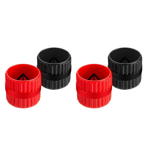 4 Pcs Inner and Outer Reamer Pipes and Pipe Deburring Reamer Pipe Chamfering Tools Suitable for PVC PPR Copper Pipe -A