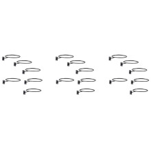 18 Pack Wall Mount Display Storage Rack Holder for Basketball Football Volleyball Soccer