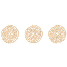 3X 9 Foot Natural Wood Bead Christmas Garland Wooden Christmas Tree Garland Perfect for Rustic Natural Country Farmhouse