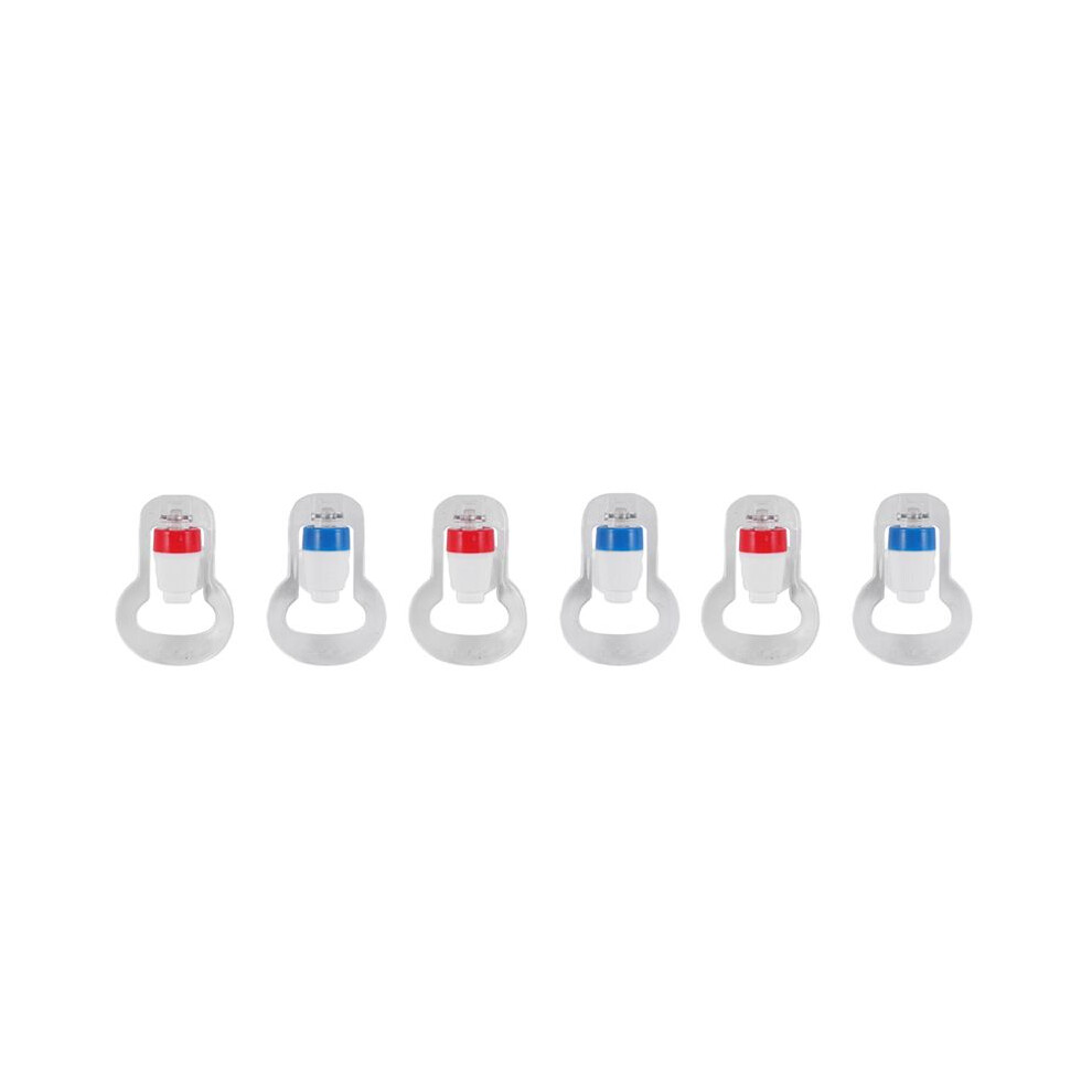 3X Water Dispenser Replacement Push Faucet - Cold And Hot Water Spigot And Red Pack 6033435345648