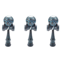 3X Wooden Toy Outdoor Sports Kendama Toy Children and Adults Outdoor Sports Crack Beech Wood Colorful Design