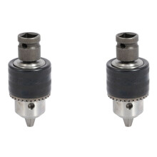 2set 1.5-13mm Drill Chuck Drill Adapter 1/2 Inch Changed Impact Wrench Into for Electric Drills