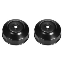 2X Outil Universel de Retrait de Capuchon de Type de Prise de Tasse de Clé de Filtre À Huile de Flûtes de 65mm x 14