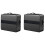 2X Document Bag with Lock - Fireproof Moisture Proof 3-Layer 15X11 Inch Important Document Organizer (Black) 1