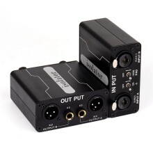 3X GX200 Audio Isolator Dual-Channel 6.5 XLR Mixer Audio Isolator Current Noise Mixer Microphone Common Ground Filter