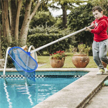 2X Red de Limpieza de Piscinas Limpiador Profesional Herramientas Salvage Mesh Rastrillo Garden Pool Spa Basura Skimmer Mesh