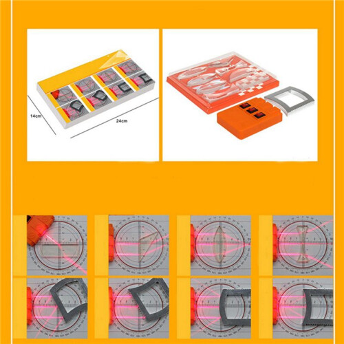 5X Geometric Optics Experiment Kit Concave-Convex Lens Refraction Optical Experiment Kit 1