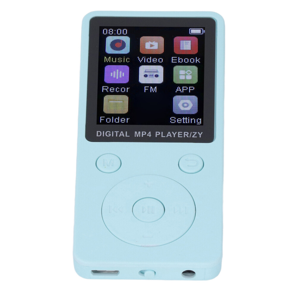Tooth Mp3 Mp4 Player 1.8" Color Screen 16Gb Supports 128Gb Blue 8451381129286